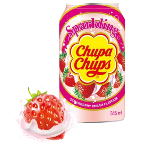 Chupa chups fraise creme